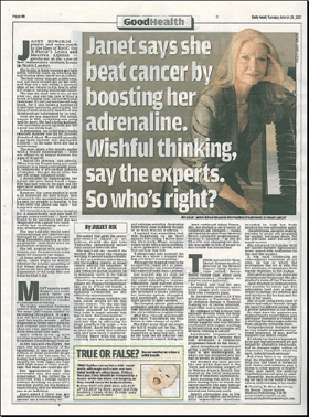 Janet Edwards - Dail Mail - 20/03/07